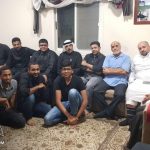 تغطية مصورة: زيارة لجنتي العزاء والإجتماعية للرادود الحاج جواد البناي